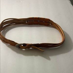 Unbranded Western Tan Leather Belt